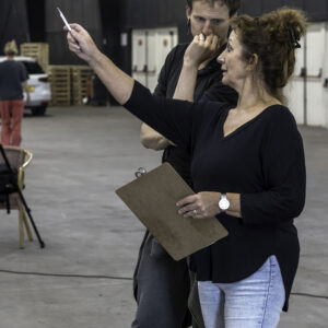 Geke Hoogstins Kunst en Theater, overleg met Selmar choreografie