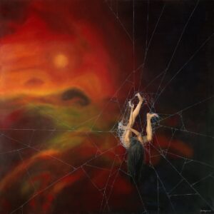 Naked olie op linnen Geke Hoogstins